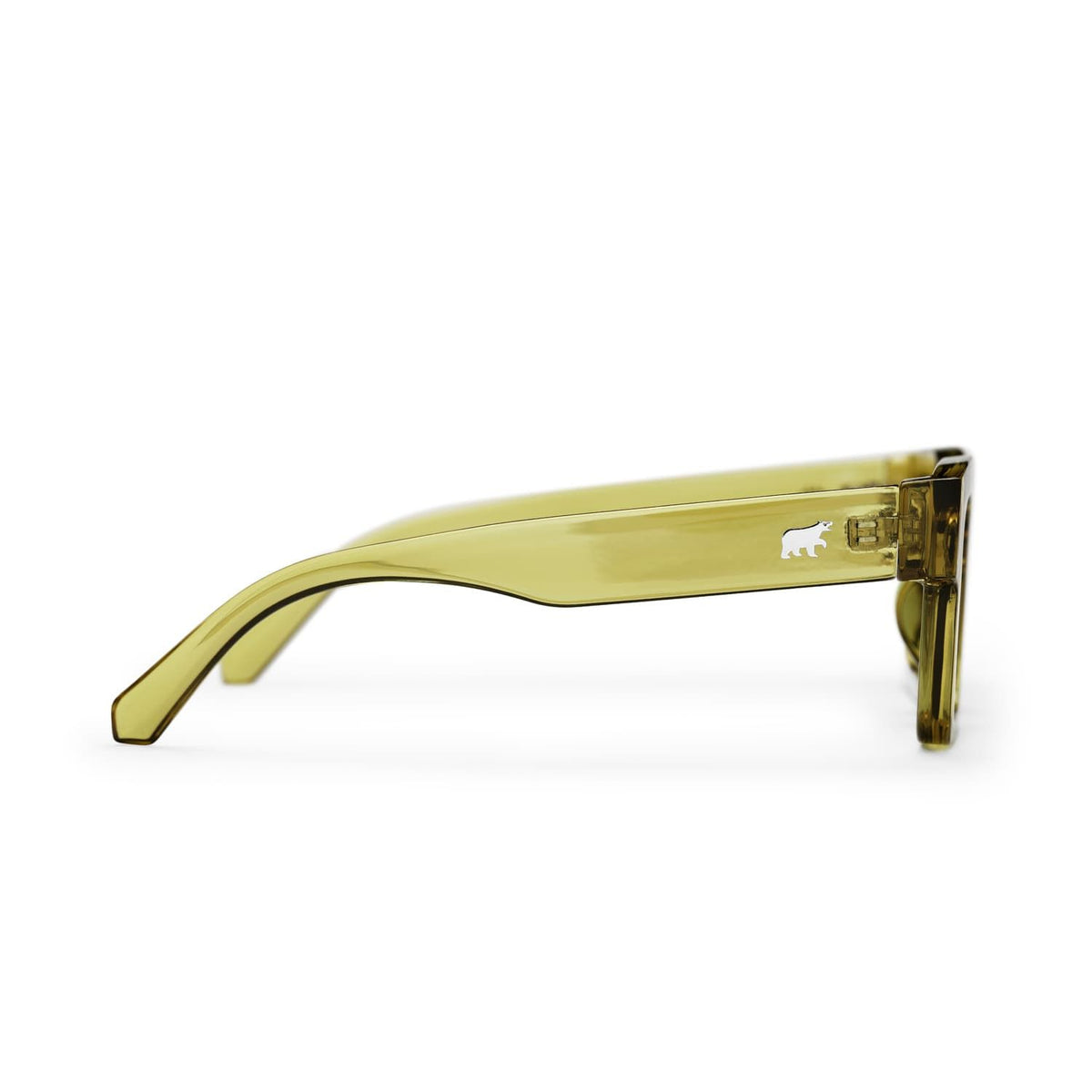 CHPO Max Sonnenbrille Transparent Olive Transparent Olive / Hellgrün