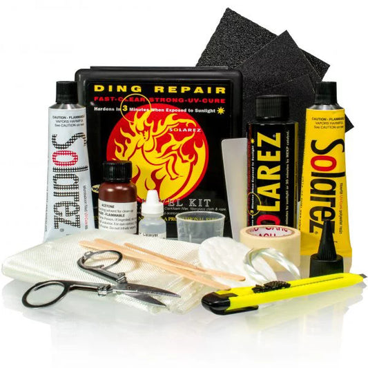 Kit de viagem Solarez Ding Polyester Repair Pro