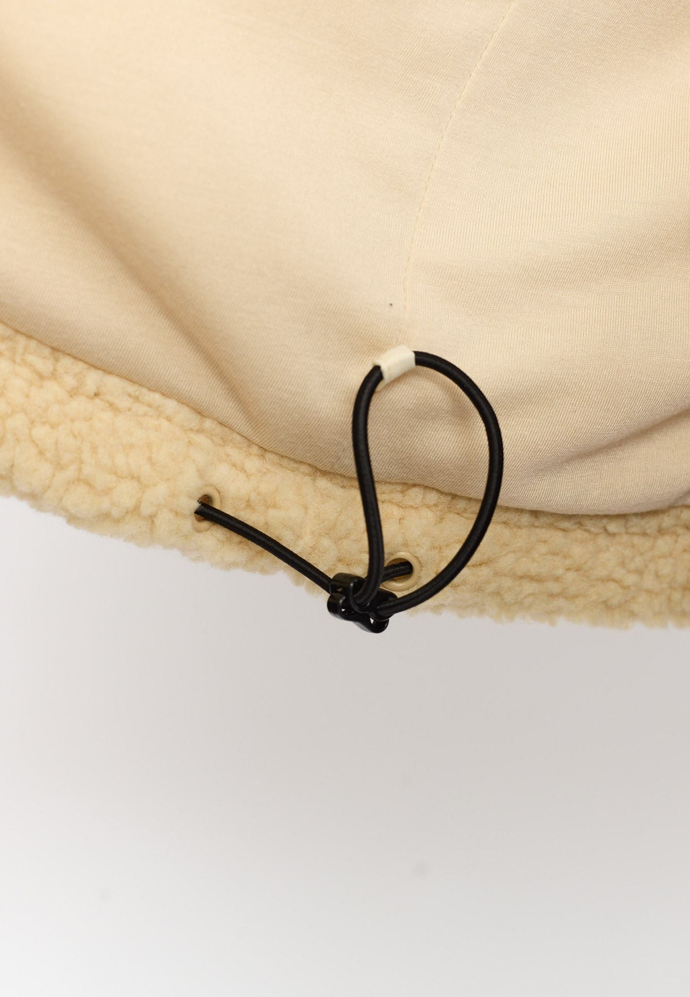 Selfhood Block Teddy Jacket Lightbrown
