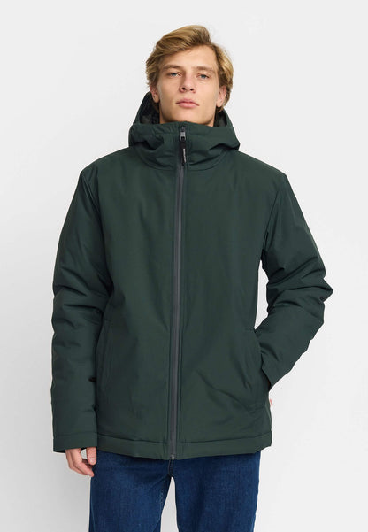 Revolution Wattierte Cityjacke Dunkelgrün 