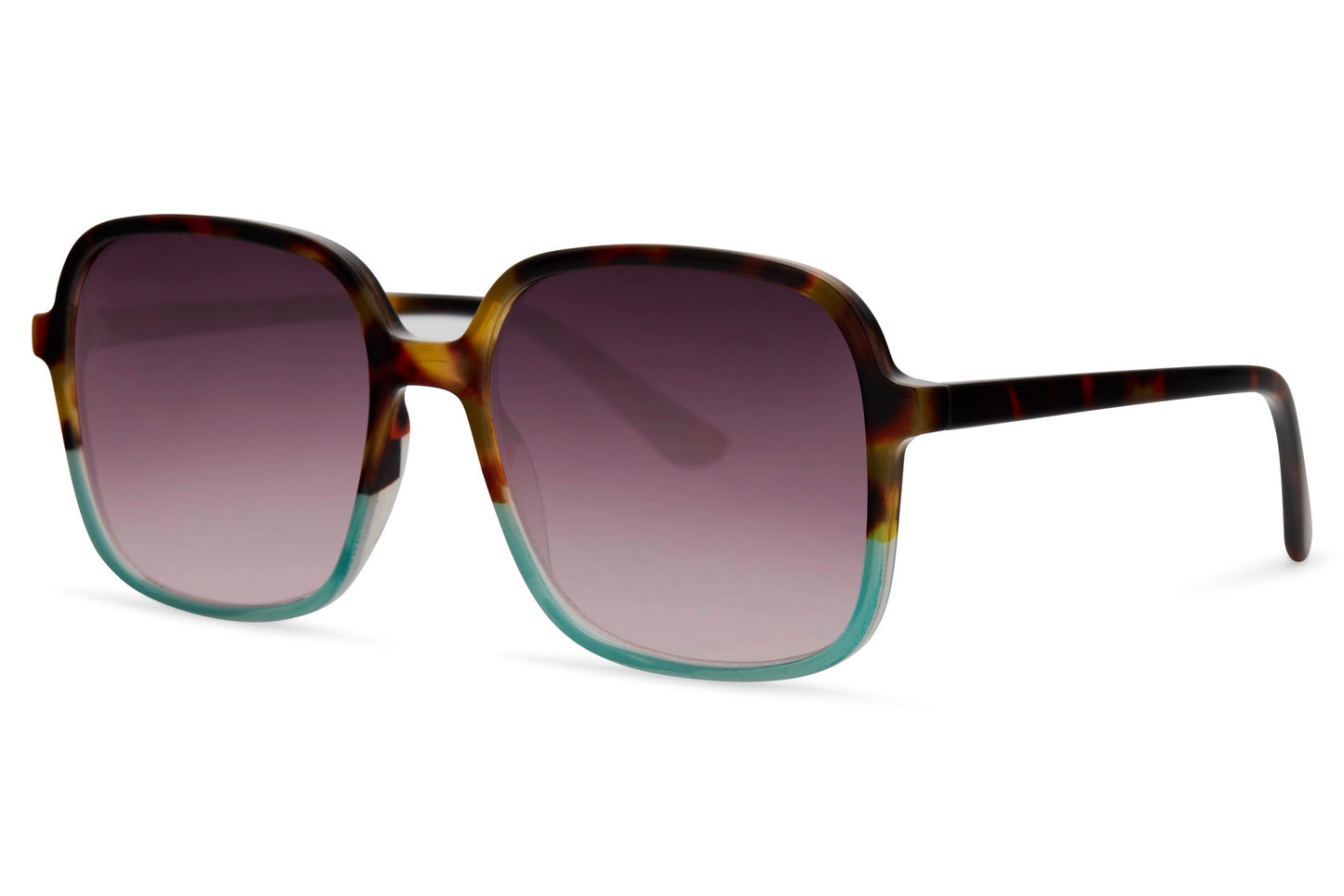 Brto Recycled Sunglass Tort Blue Grey