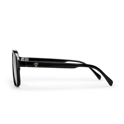CHPO Dallas Sunglasses Shiny Black / Black