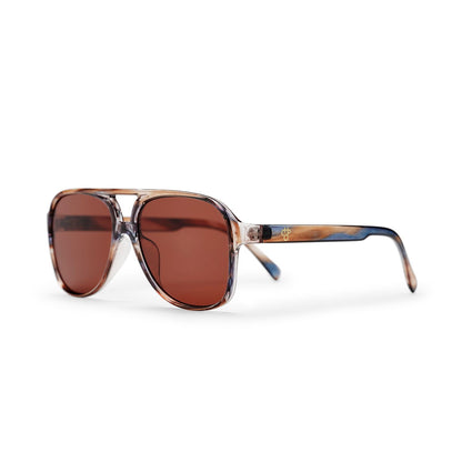 CHPO Dallas Sunglasses Cigar smoke / Brown