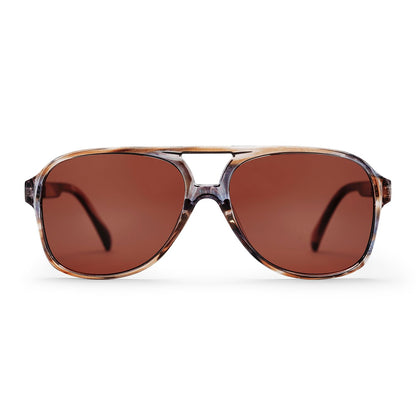 CHPO Dallas Sunglasses Cigar smoke / Brown