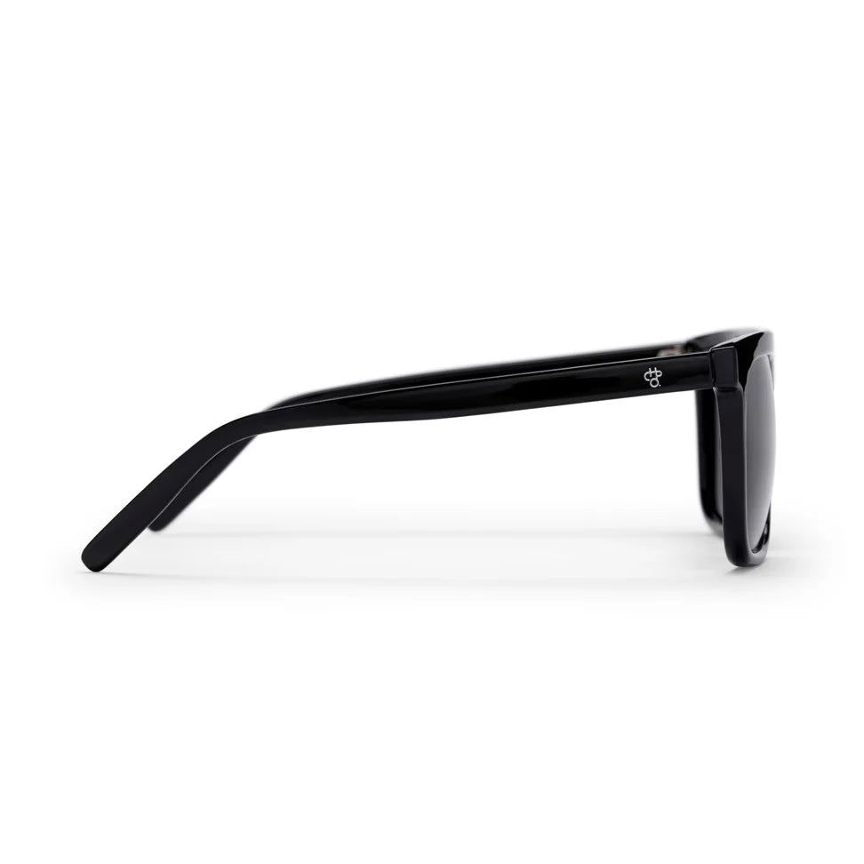 CHPO Bruce Sunglasses Shiny Black Black / Moss green Black / Shiny Black