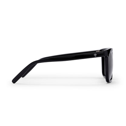 CHPO Bruce Sunglasses Shiny Black Black / Moss green Black / Shiny Black