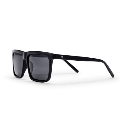 CHPO Bruce Sunglasses Shiny Black Black / Moss green Black / Shiny Black