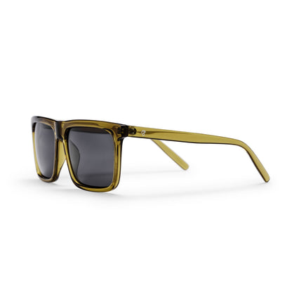 CHPO Bruce Sunglasses Shiny Black Black / Moss green