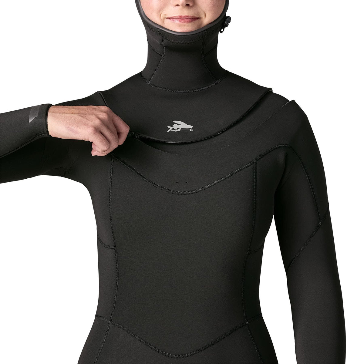 Patagonia Women's Regulator Wetsuit 6/5 Hooded Black