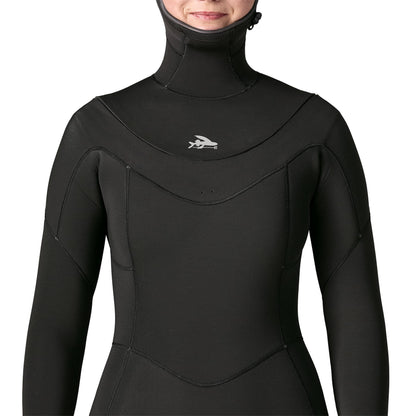 Patagonia Women's Regulator Wetsuit 6/5 Hooded Black