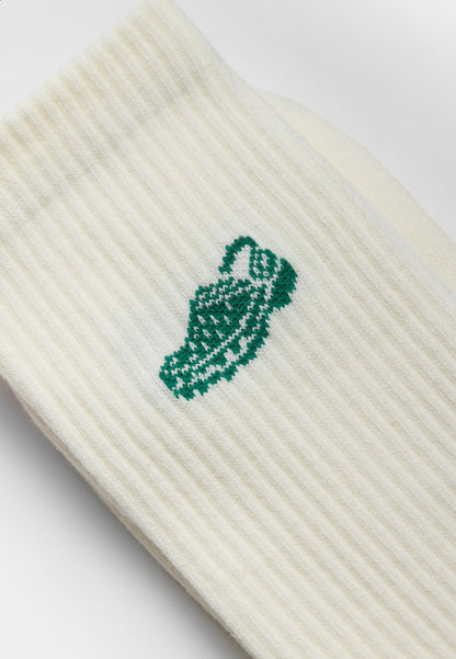 Revolution Jaquard Crew Socks Crocs White