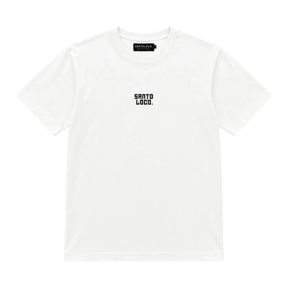 Camiseta SantoLoco Pixel Hai Branca