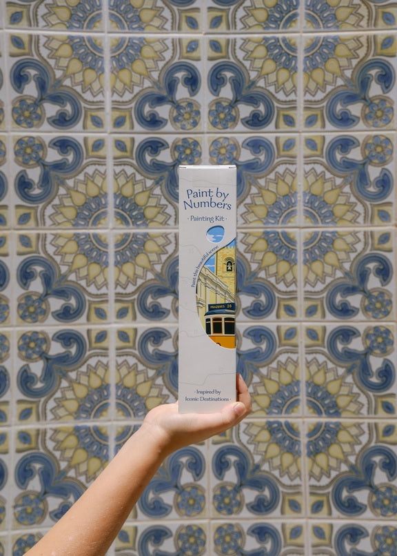 B&B Paint by Numbers Kit Lisboa Tram