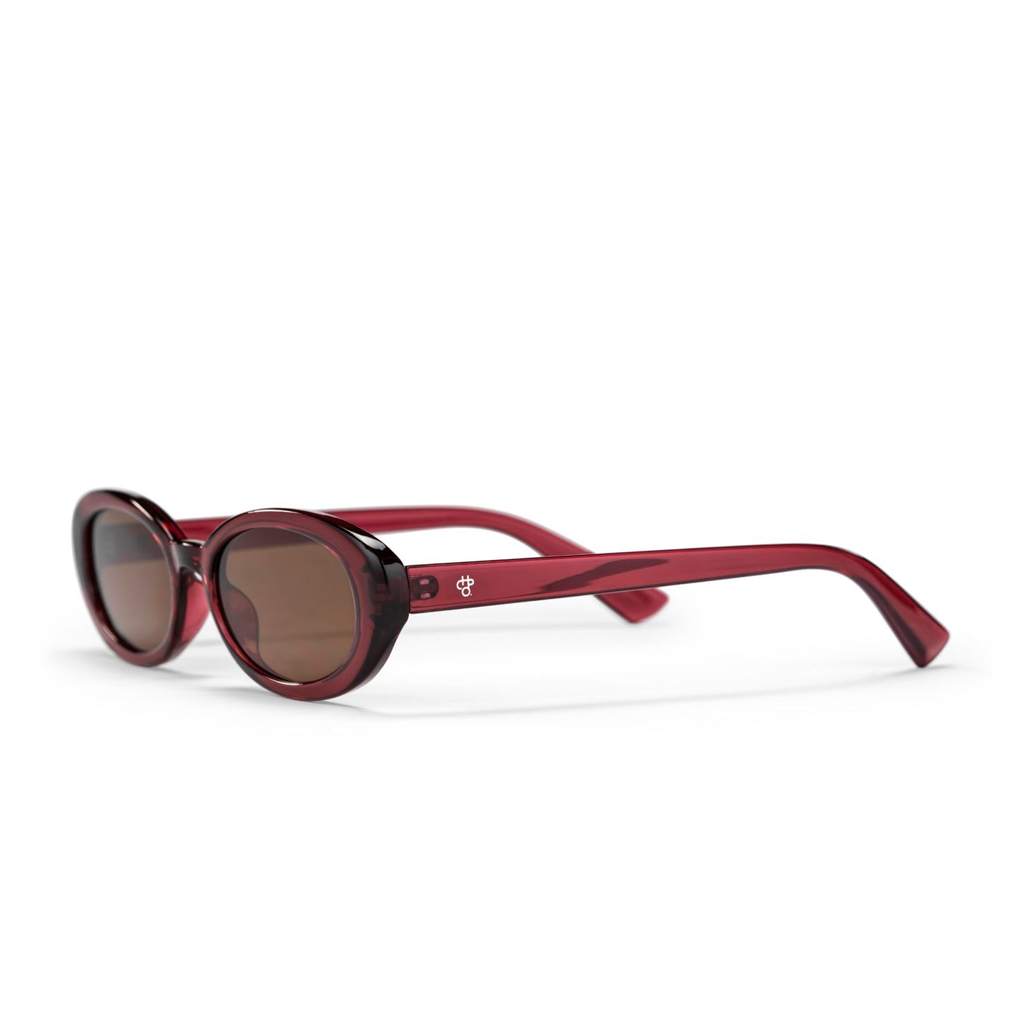CHPO Alice Sunglasses Smoke Green / Green Burgundy / Brown
