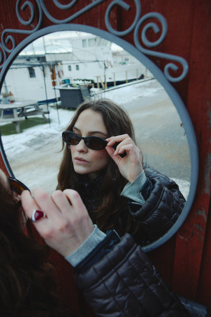 CHPO Alice Sunglasses Smoke Green / Green Turtle Brown / Brown
