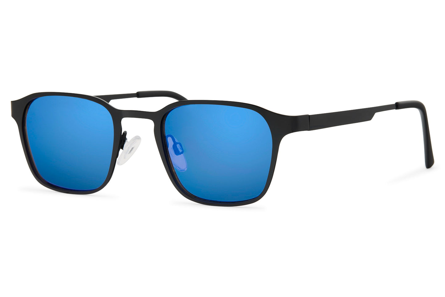 Brto Recycled Sunglass Black Matte Blue