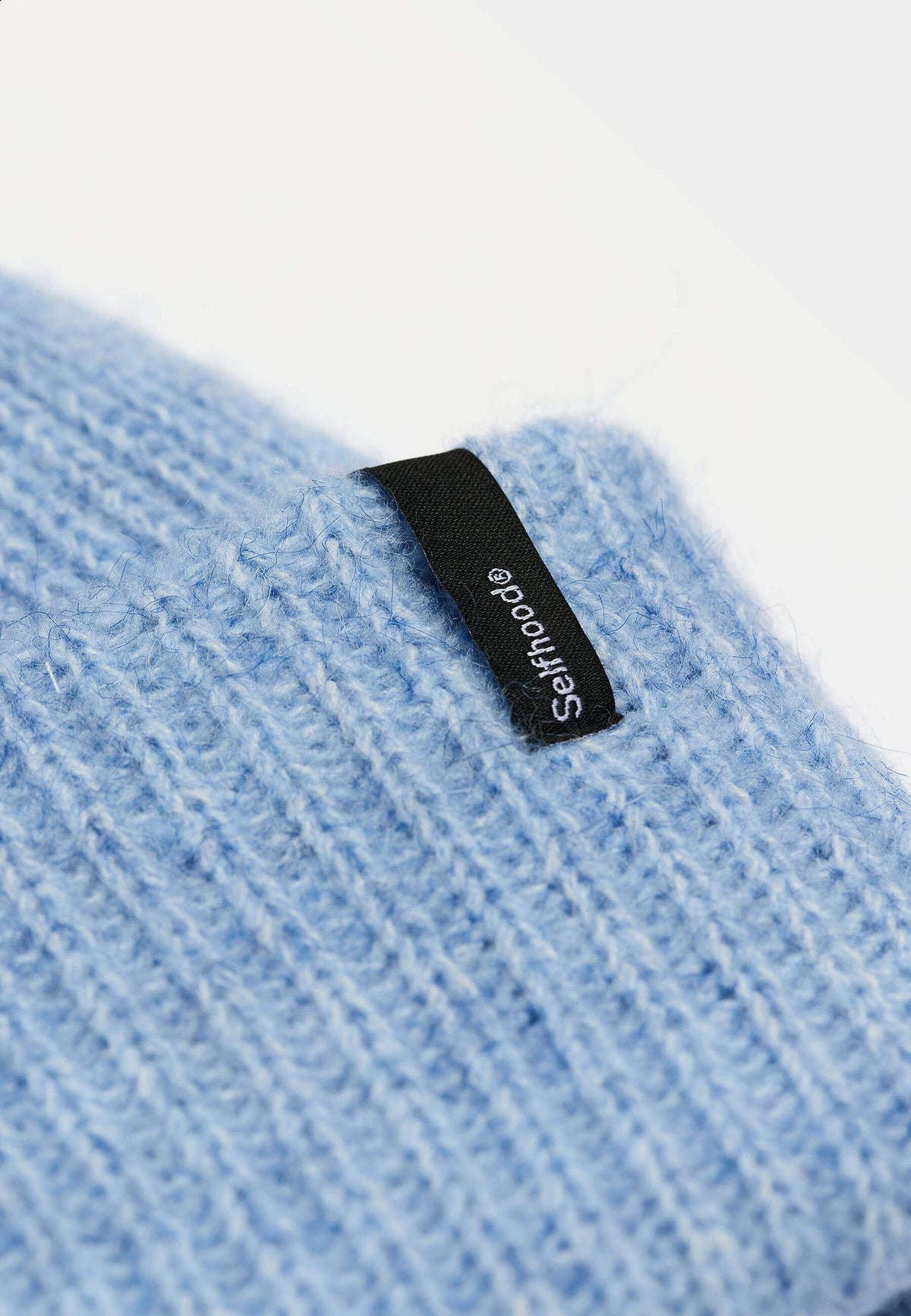 Selfhood Fluffy Beanie Light Blue