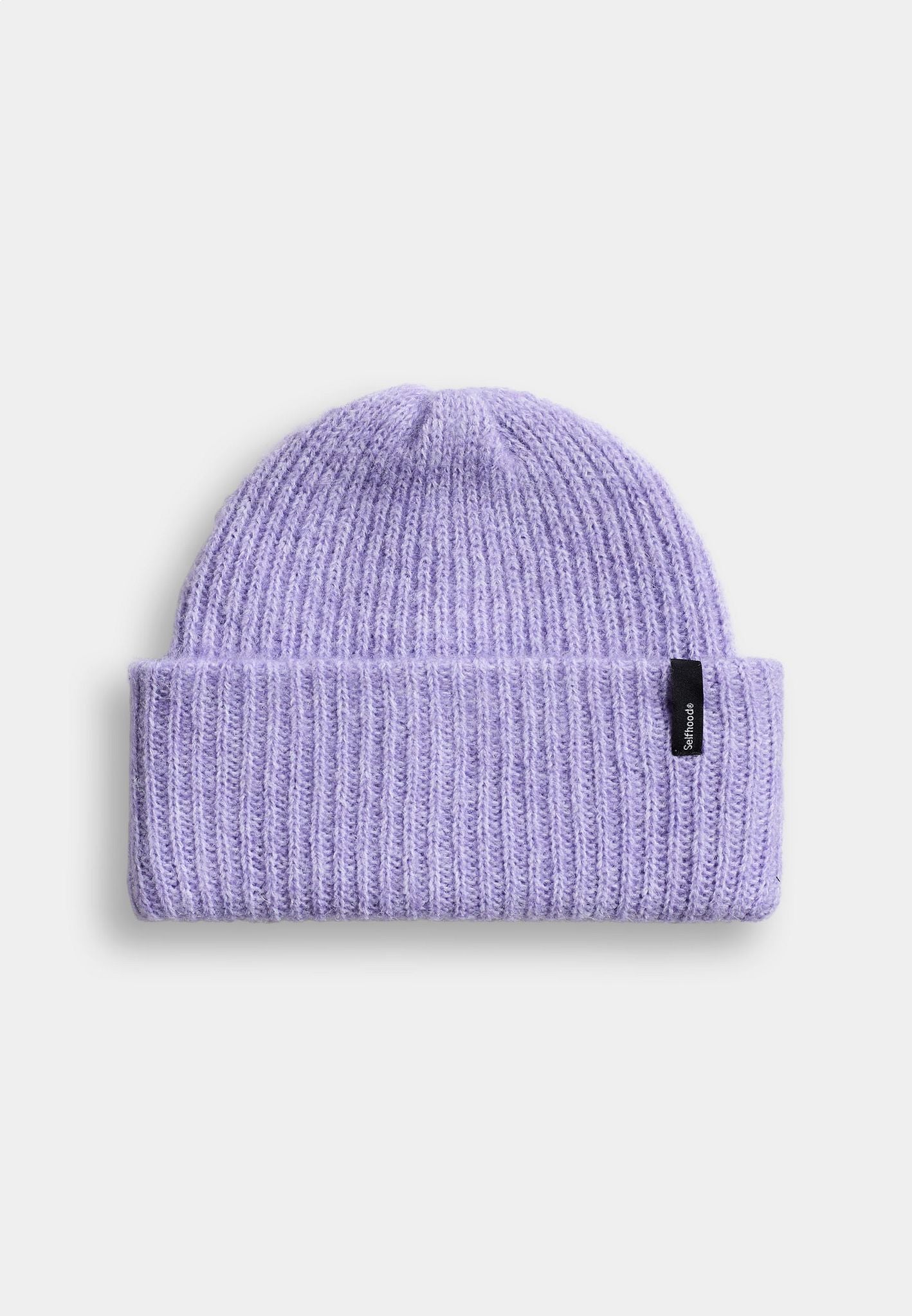Selfhood Fluffy Beanie Green Lilac