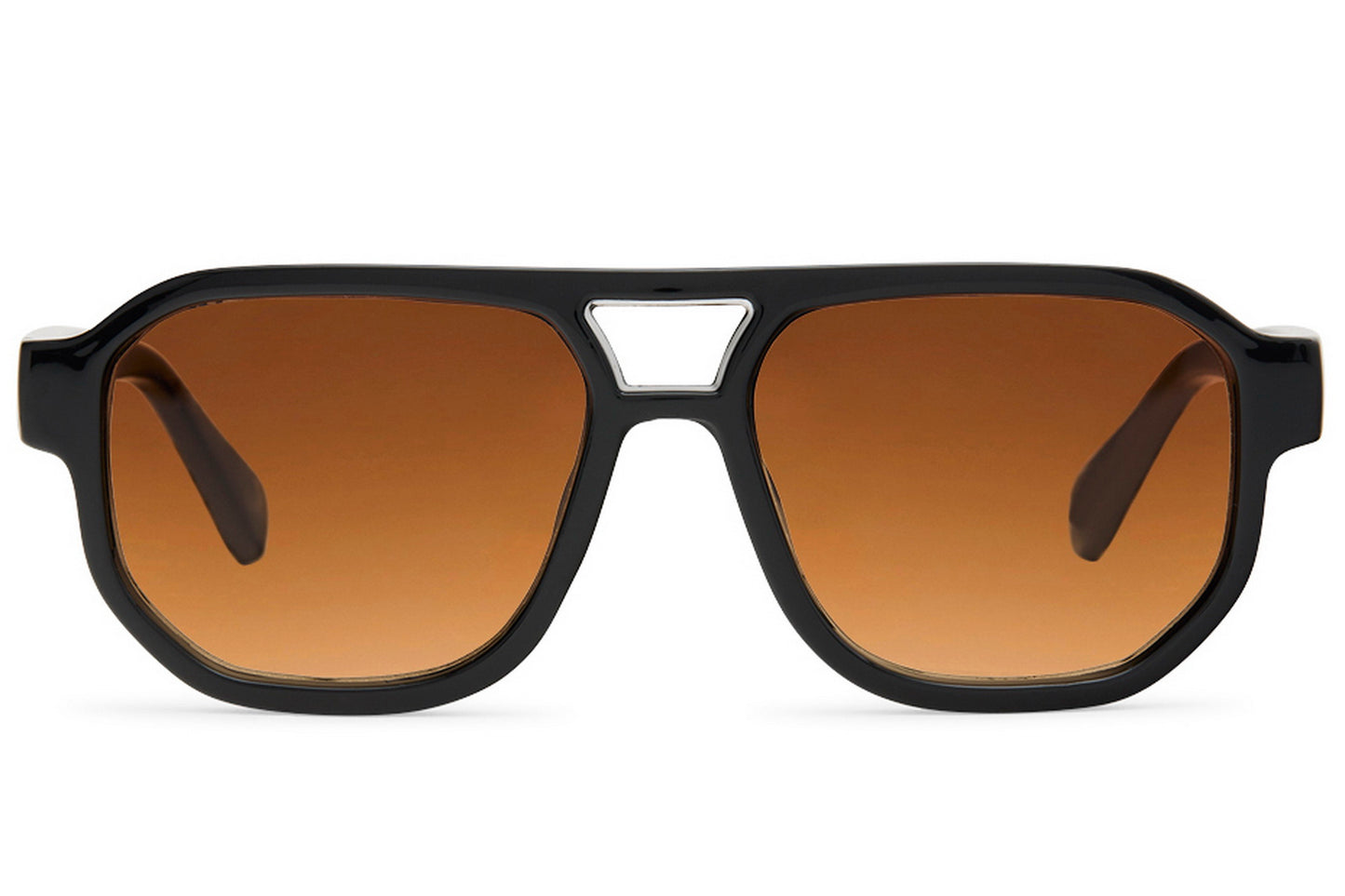 Brto Recycled Sunglass Black Darkbrown