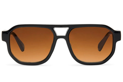 Brto Recycled Sunglass Black Darkbrown