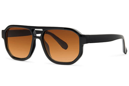 Brto Recycled Sunglass Black Darkbrown