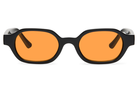 Brto Recycled Sunglass Black Orange