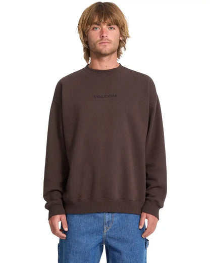 Volcom Stone Crew Fleece Sweatshirt Braun