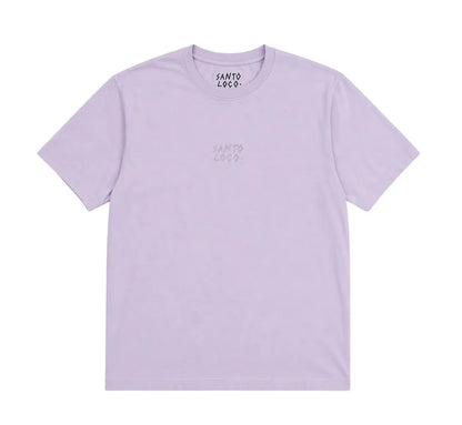 SantoLoco Stick Logo T-Shirt Lila