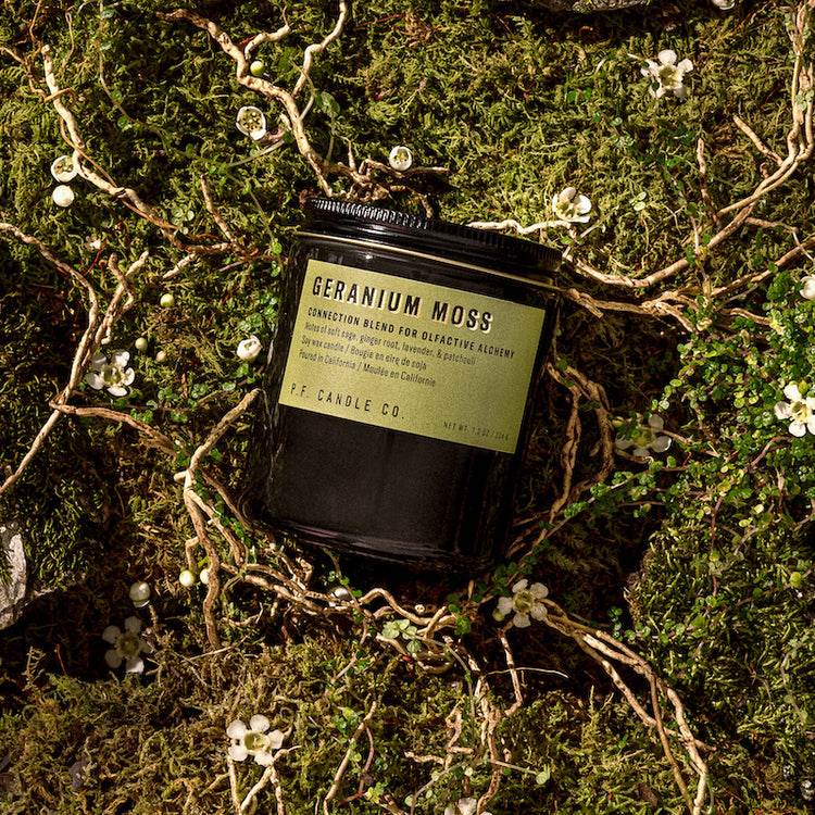 P.F. Candle Co. Geranium Moss Soy Candle