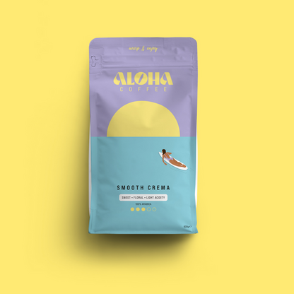 Aloha Coffee Smooth Crema ganze Bohne 500g