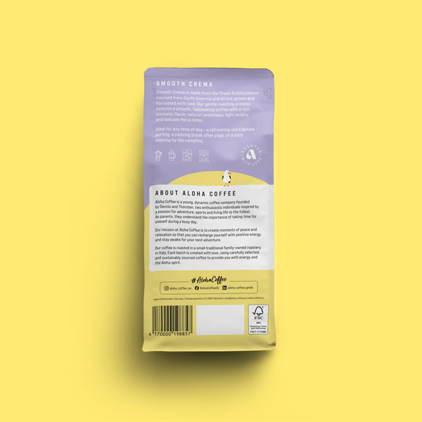 Aloha Coffee Smooth Crema ganze Bohne 500g