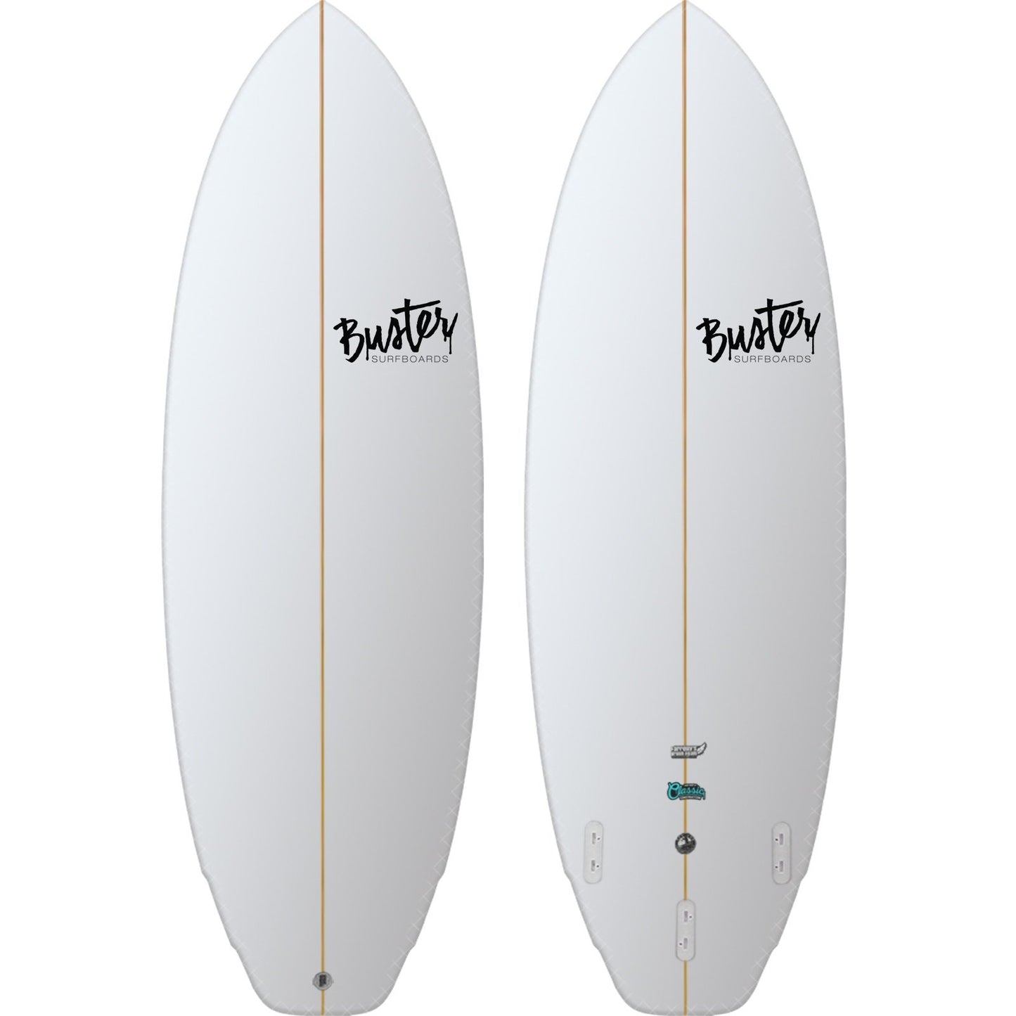 Buster FX-Type 5'3 Surfboard mit Super Rails