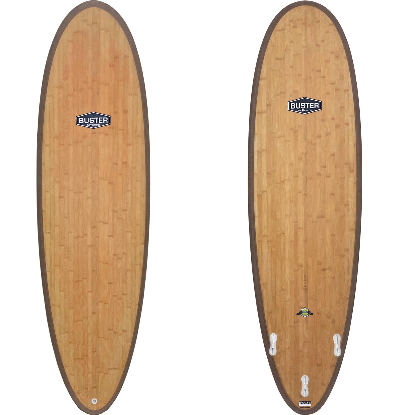 Buster Egg 6'6 Wood Surfboard