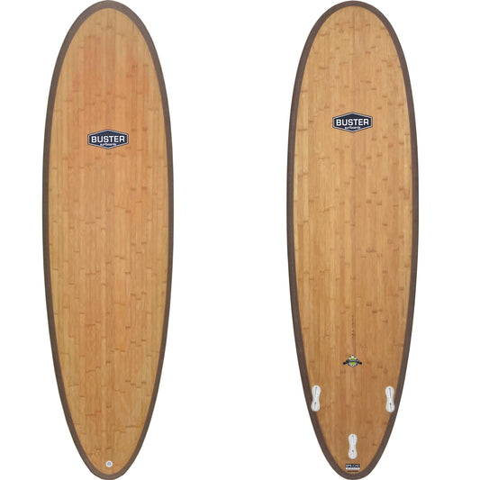 Prancha de surf Buster FX-Type 5'0 Bamboo com Super Rails 