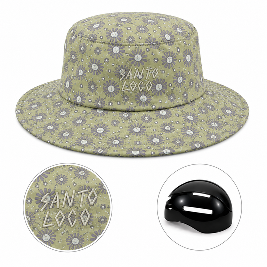 SantoLoco Surf Hat SPF50+ Green