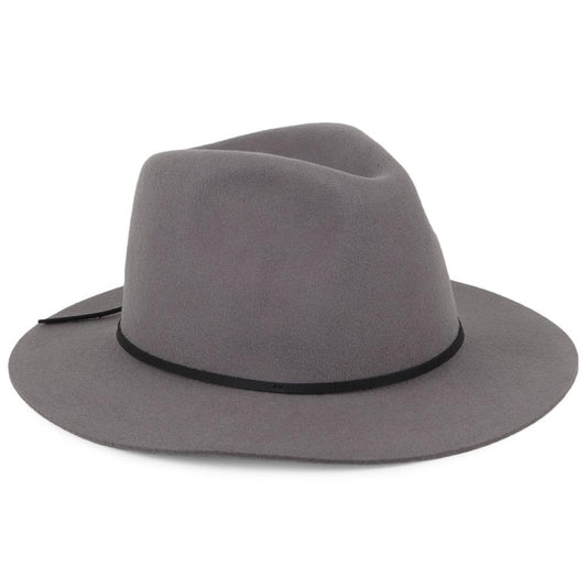 Brixton Wesley Fedora Hut LT Grey