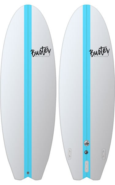 Buster Space Twin 5'0 Surfboard mit Super Rails