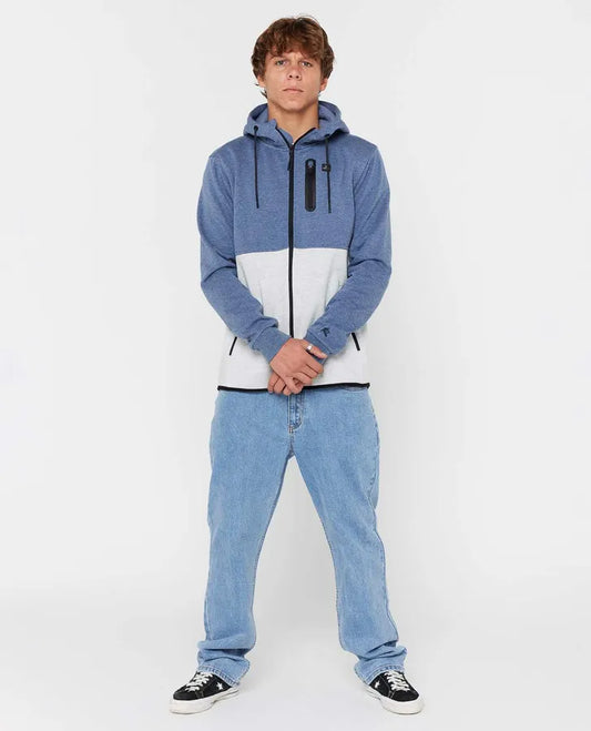 Rip Curl Anti Series Departed Zip jacke Blau/Weiß