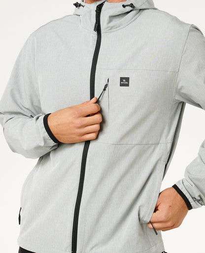 Rip Curl Elite DWR Jacket Grey Marle