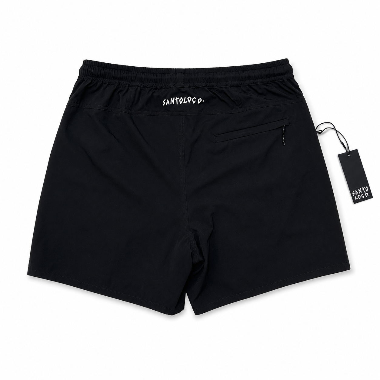SantoLoco Run Club Shorts Black