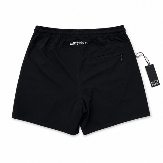 SantoLoco Run Club Shorts Black