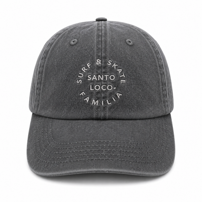 Boné SantoLoco Família Lavagem Cinza