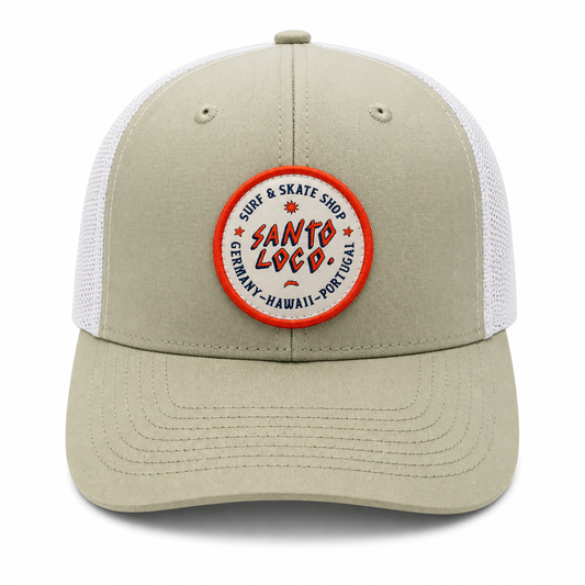 SantoLoco Logo Trucker Cap Sage