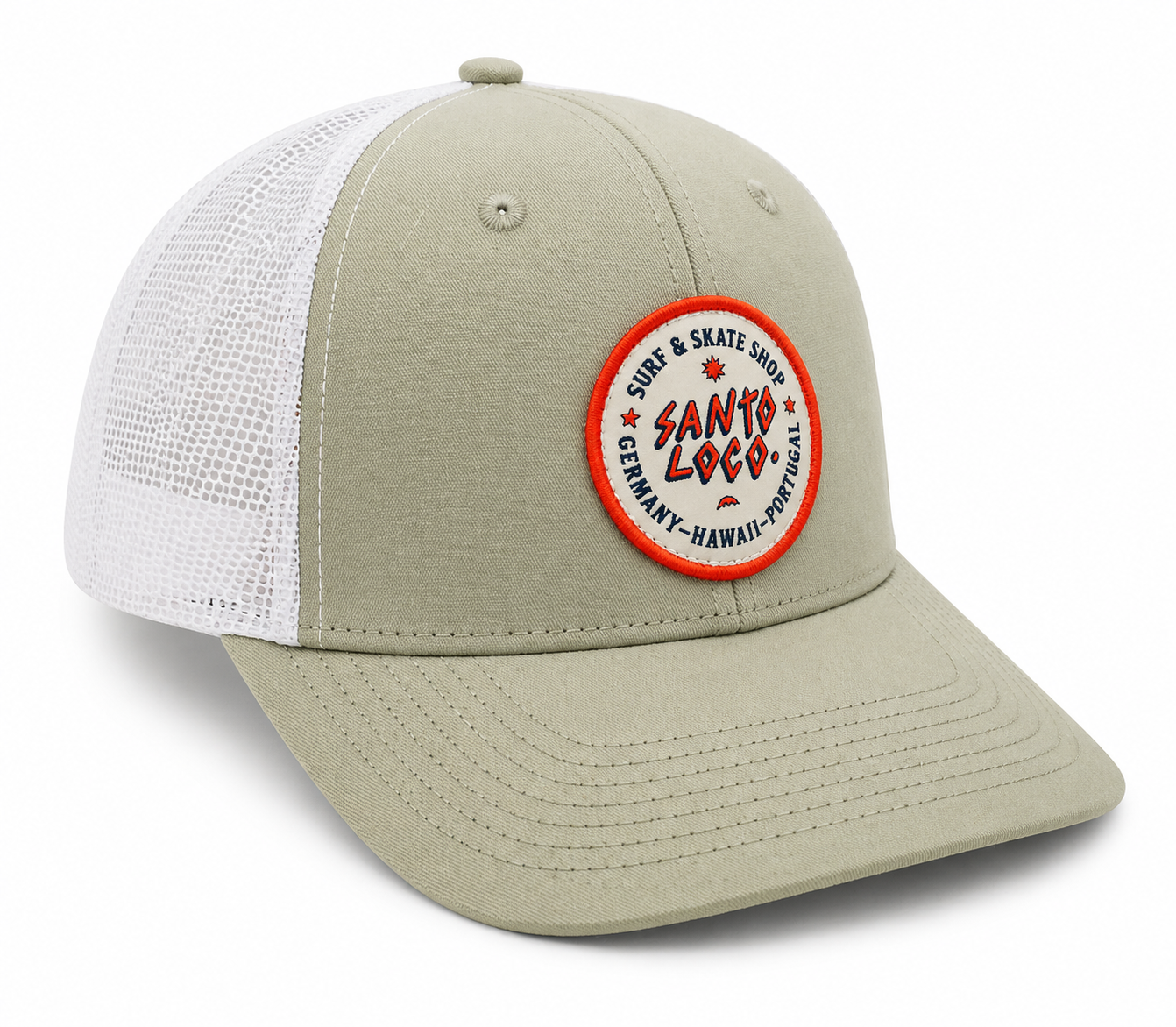 Boné SantoLoco Logo Trucker Sage
