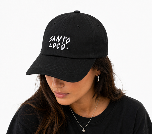 SantoLoco Logo Cap Black