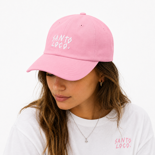 SantoLoco Logo Cap Light Pink