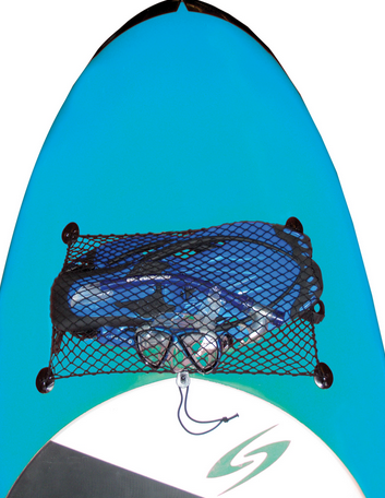 SurfCo Hawaii EZ Plug Decknetz-Set, Schwarz