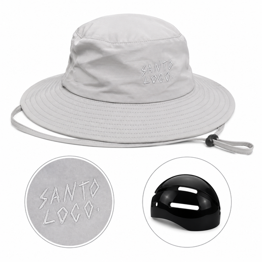 SantoLoco Surf Hat SPF50+ Grey