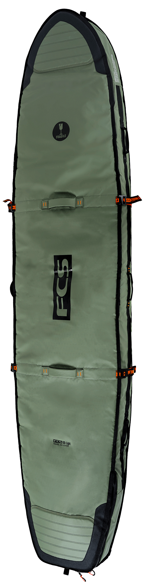 FCS Travel 2W Longboard Wheelie 10'0 Alpine Surfboardbag
