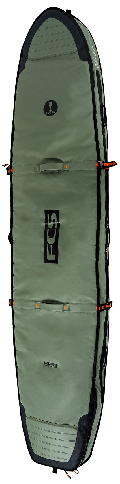 FCS Travel 2W Longboard Wheelie 10'0 Alpine Surfboardbag